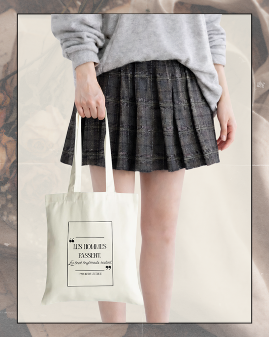Tote bag🖤 Les hommes passent