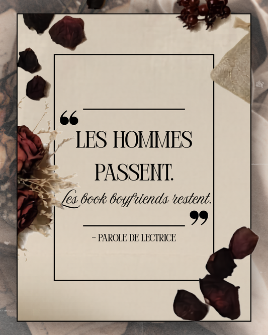 Tote bag🖤 Les hommes passent
