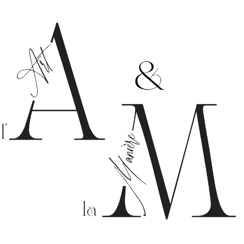 L'Art & la Manière - Logo OFFICIEL - Noir fond neutre